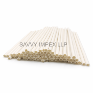8mm White Paper Straw