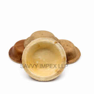4.5inch Round Areca Plate