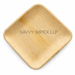 10 x 10 Square Areca Plate