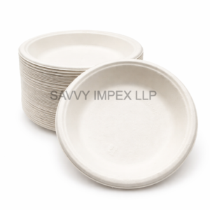 6inch Deep Round Sugar Bagasse Plate