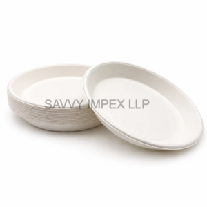 9Inch Deep Sugar Bagasse Plate