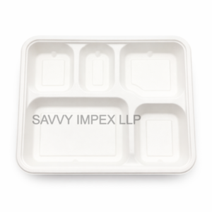 5CP Rectangular Sugar Bagasse Plate