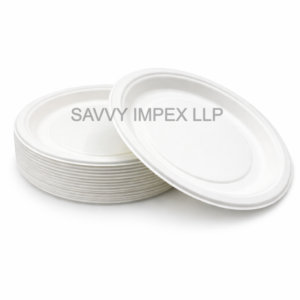 11Inch Round Sugar Bagasse Plate