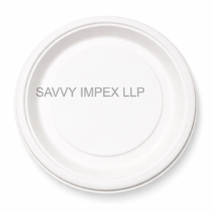 12Inch Round Sugar Bagasse Plate