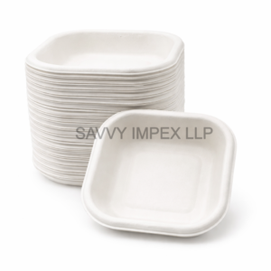 120ml square Sugar Bagasse Bowl