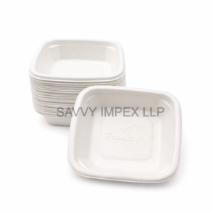 180ml square Sugar Bagasse Bowl