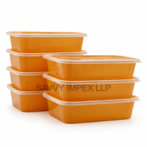 650ml Plastic gold Round Container