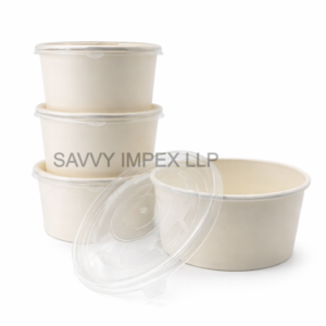 1000ML White Salad Box with Pet Lid