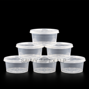 100ml Round Transparent Plastic container