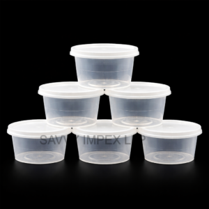 120ml Round Transparent Plastic container
