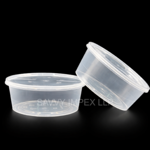 750ml Round Transparent Plastic container