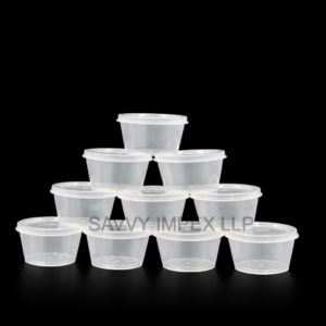 50ml Round Transparent Plastic container